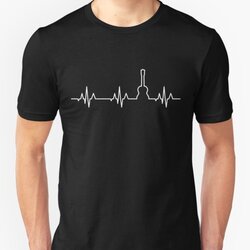 Heartbeat Ukulele White Design for Uke Players