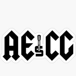 AECG Black Design for Ukulele Players who Love Hard Rock Music